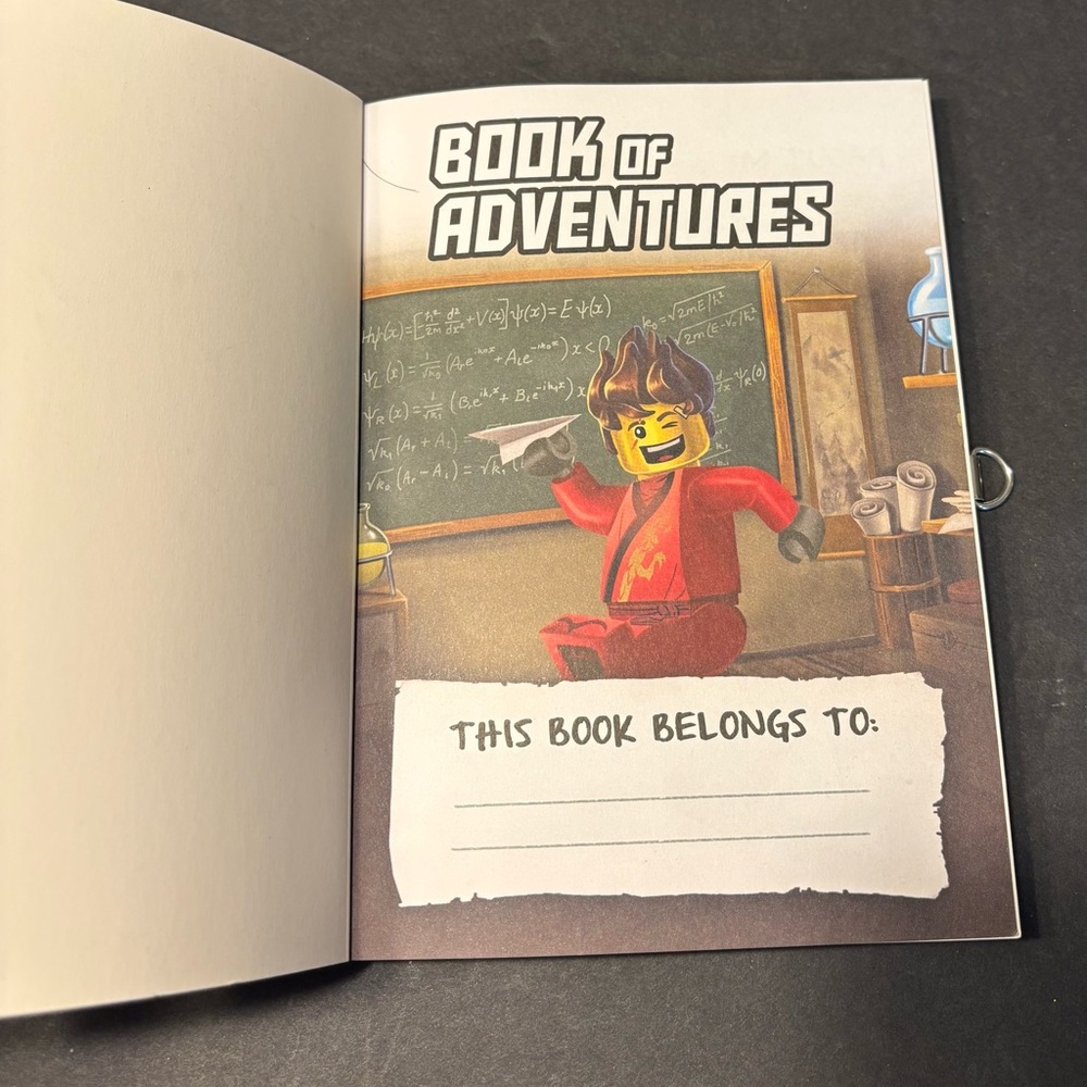 Adidas Red Adventure Book with Lock - Picture 3 of 8